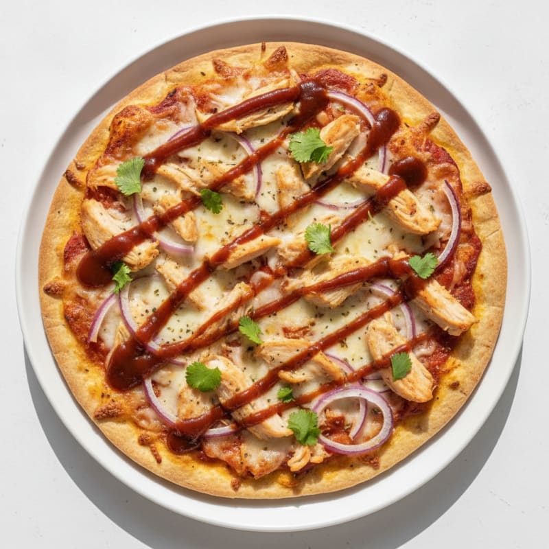 High-Protein BBQ Chicken Pizza