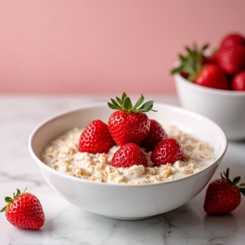 Creamy Strawberry Overnight Oats