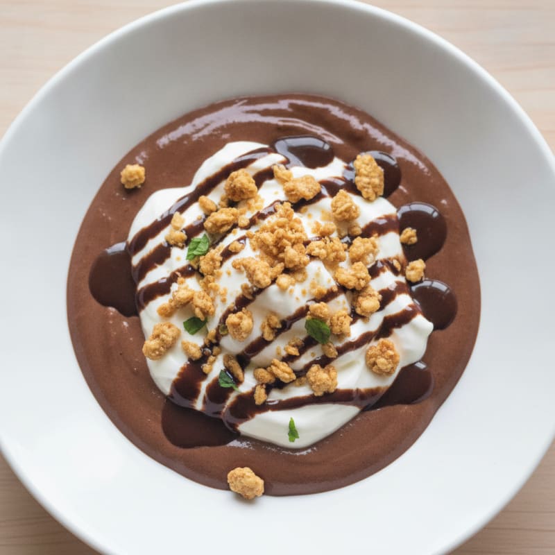 Silky Chocolate Protein Pudding with Greek Yogurt