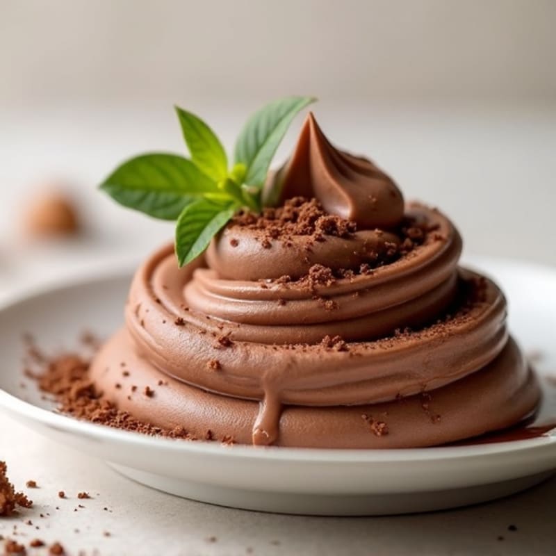 Chocolate Protein Mousse with Silken Tofu and Almond Butter