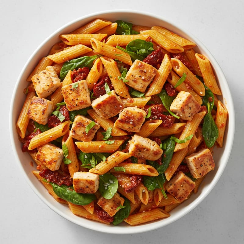 Sun-Dried Tomato Pesto Chicken Pasta