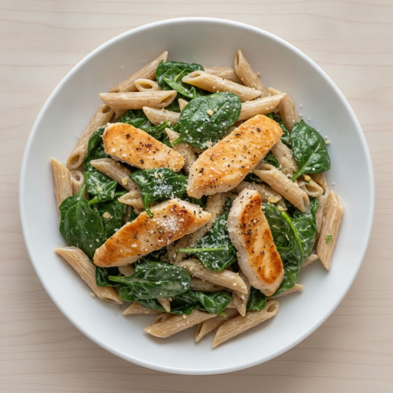 Garlic Parmesan Chicken Alfredo Pasta