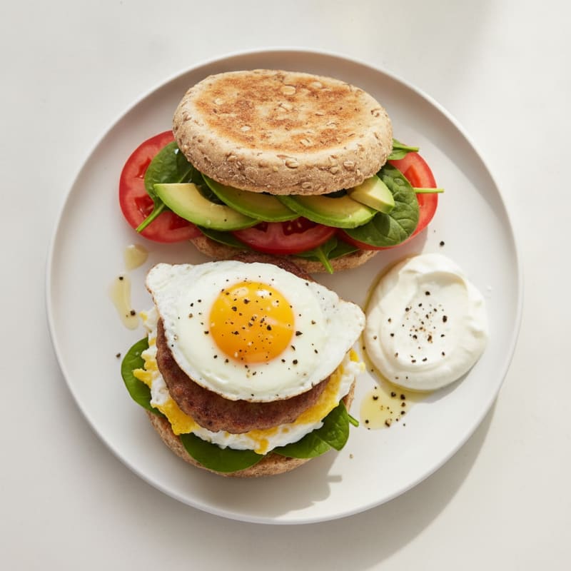 Loaded Protein Breakfast Sandwich