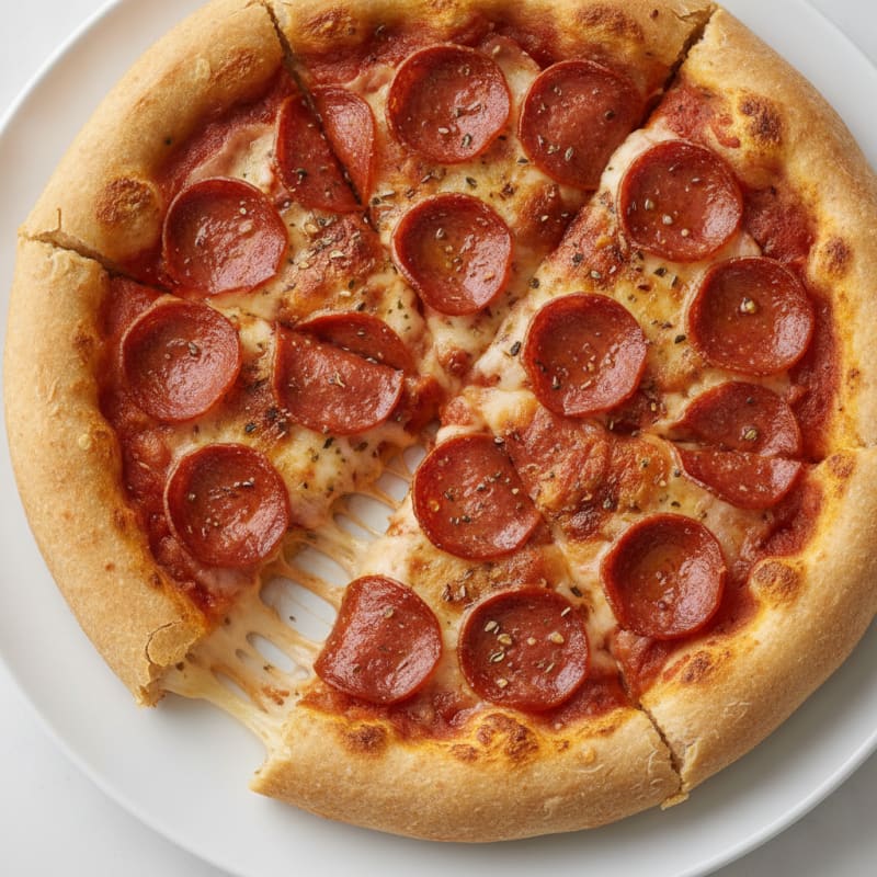 Stuffed Crust Pepperoni Pizza
