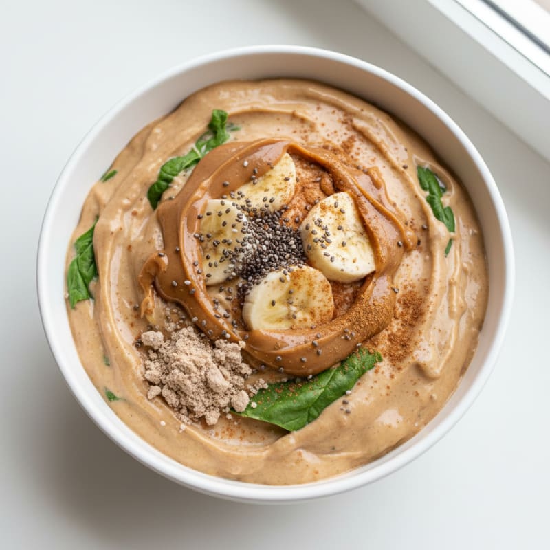 Creamy Peanut Butter Protein Smoothie