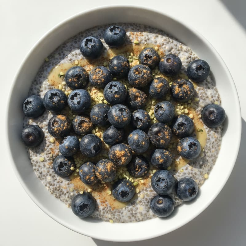 Blueberry Chia Seed Pudding