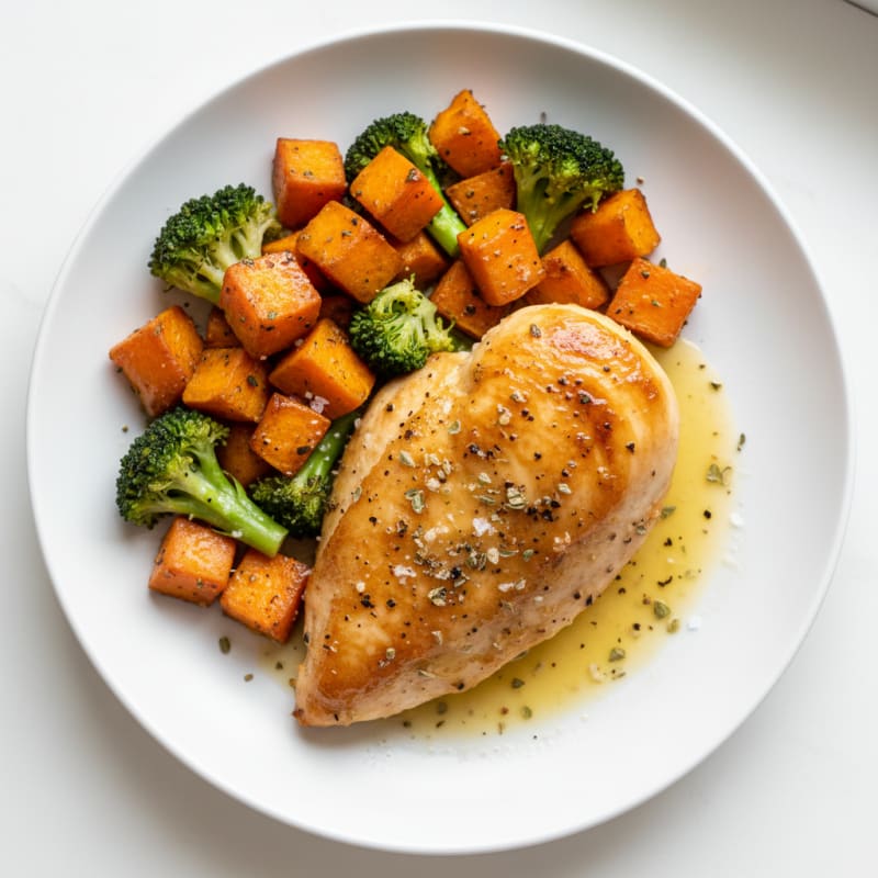 Crispy Lemon-Herb Roasted Chicken