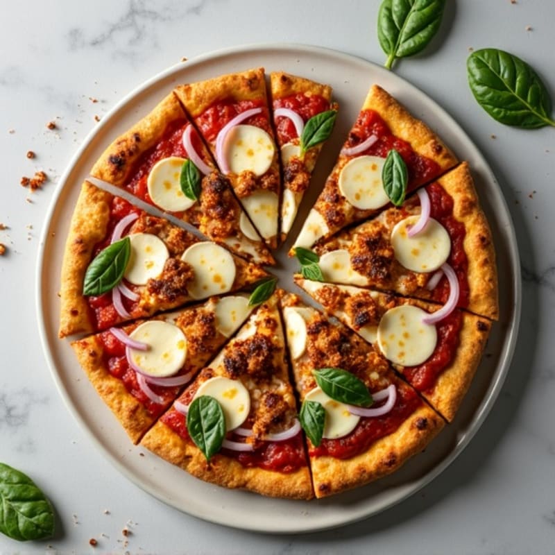 Healthy High-Protein BBQ Chicken Pizza