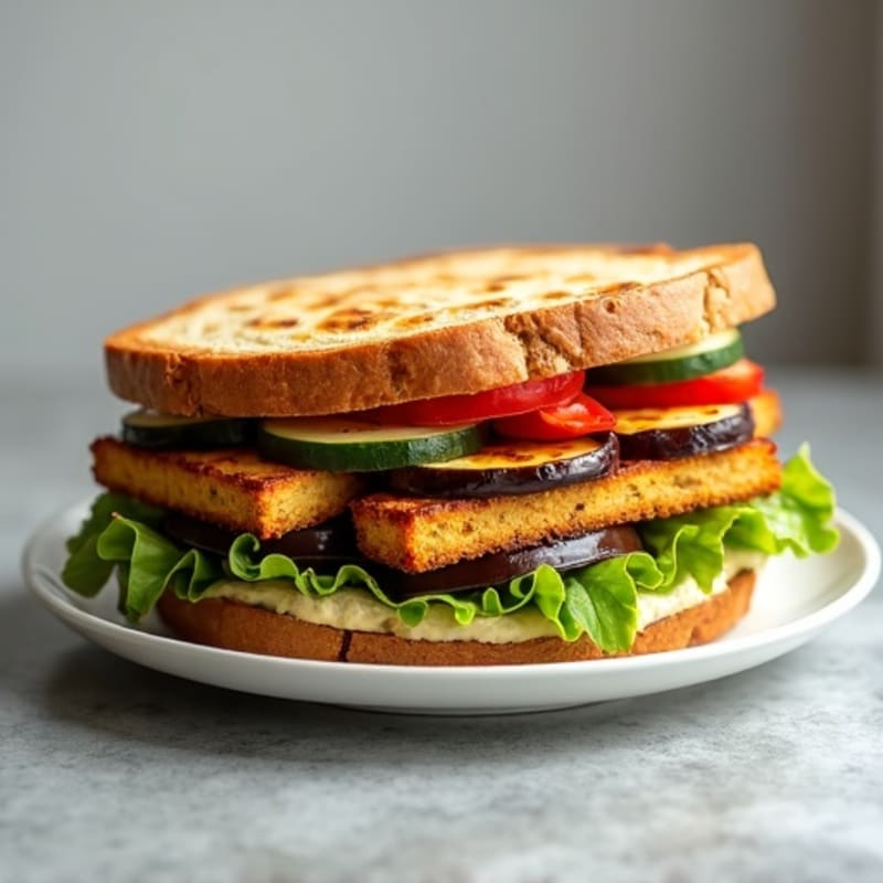 Fresh Grilled Vegetable Sandwich