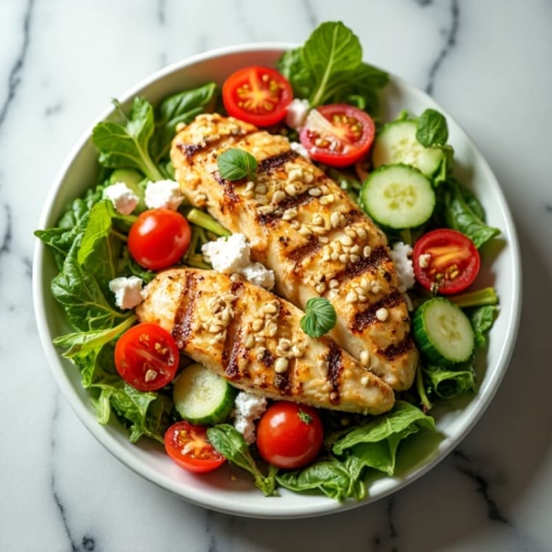 Crunchy Sunflower Seed and Fresh Vegetable Salad