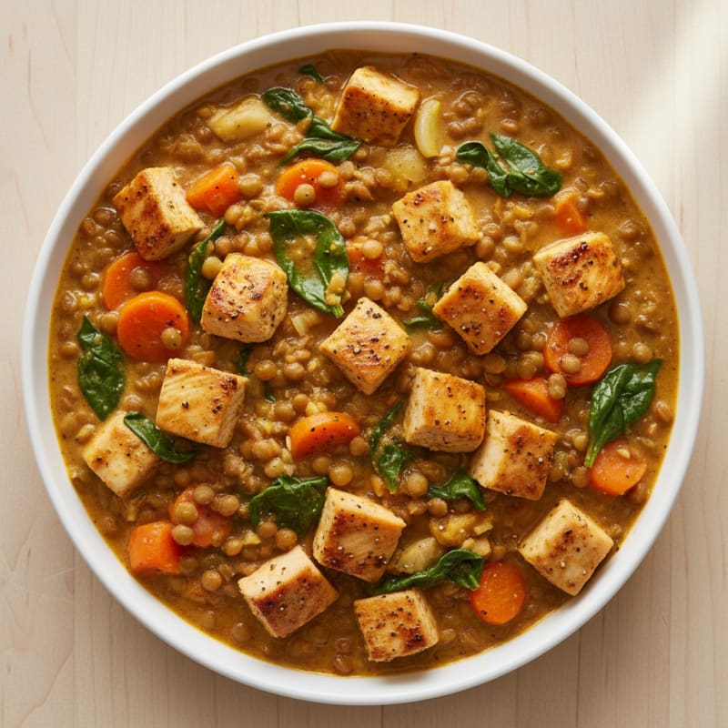 Creamy Spiced Lentil and Vegetable Stew