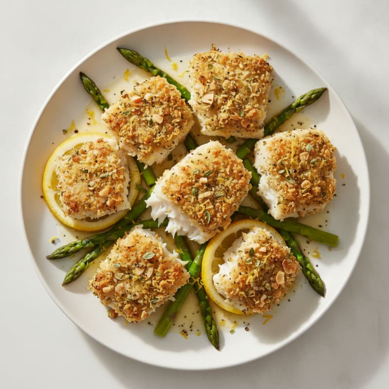 Lemon-Herb Baked Cod Bites