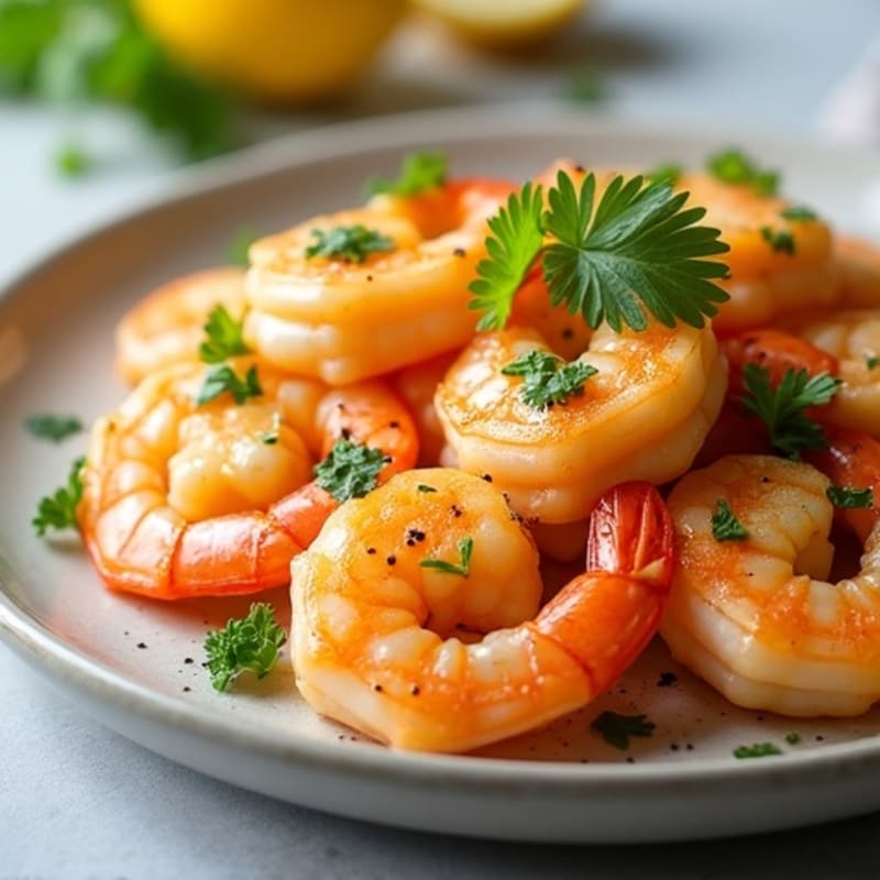 Pan-Seared Lemon Garlic Butter Shrimp