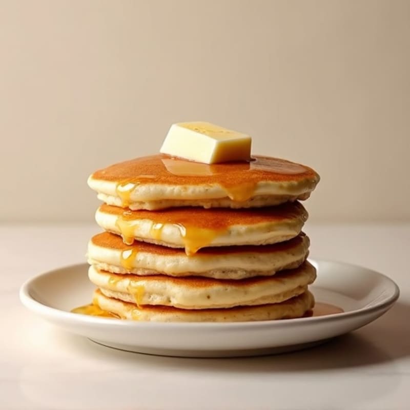 Fluffy Vanilla Protein Pancakes