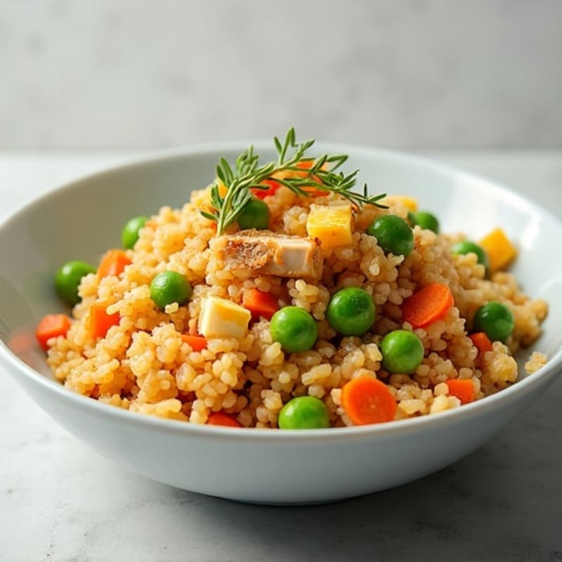 Cauliflower Chicken Fried Rice Bowl