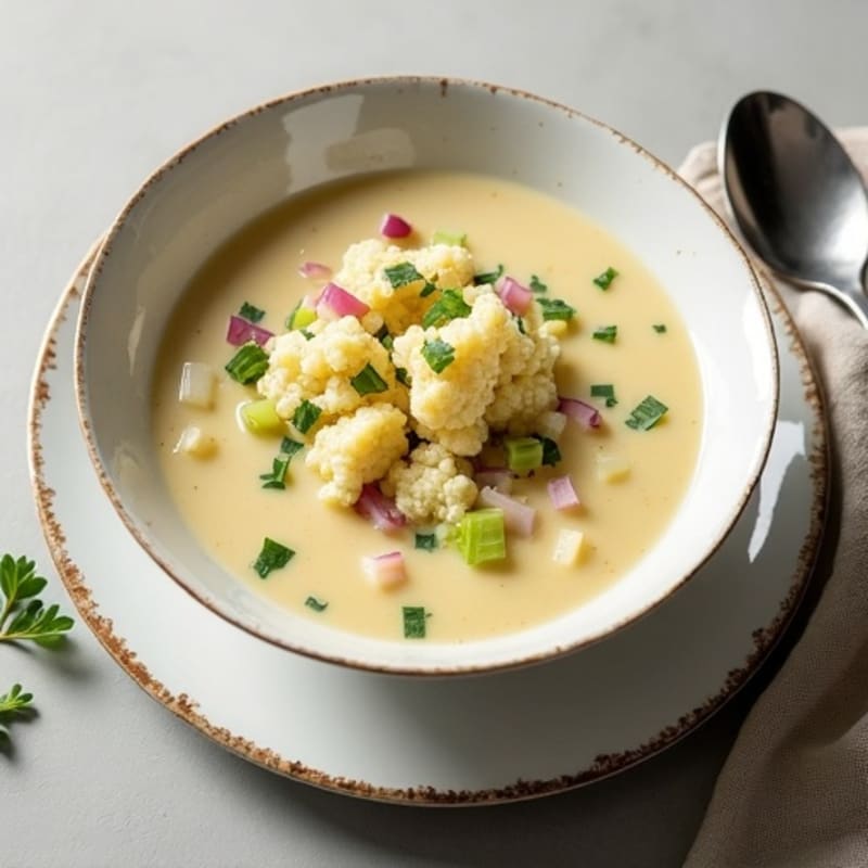 Creamy Cauliflower Clam Chowder