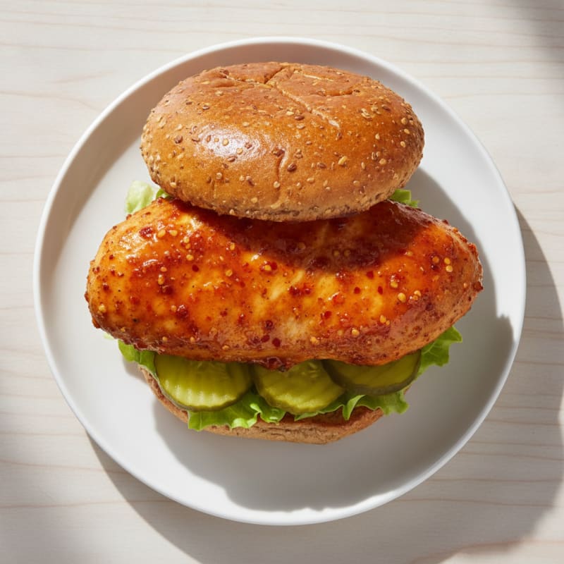 Nashville Hot Honey Chicken Sandwich