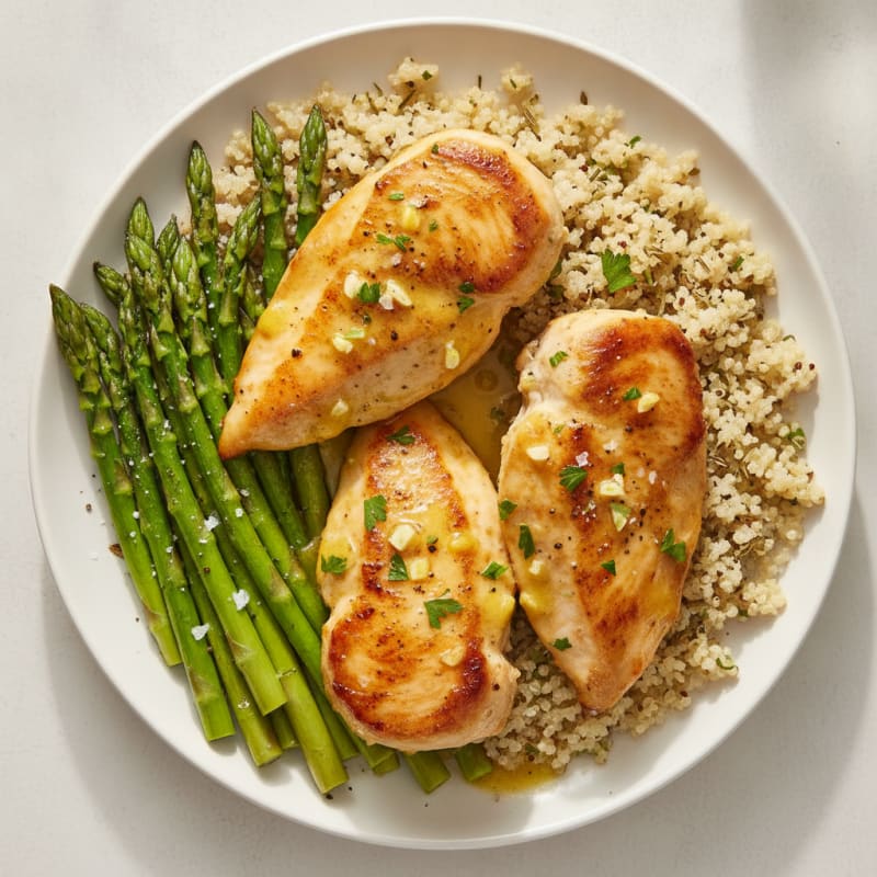 Pan-Seared Chicken with Lemon-Herb Sauce