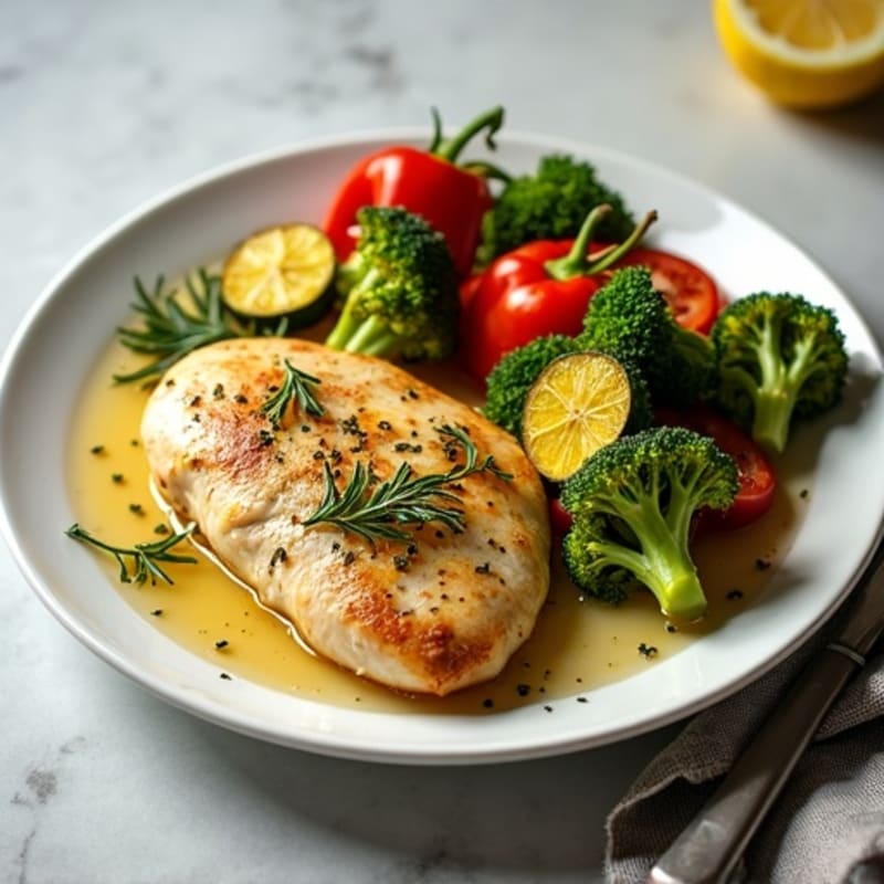 Sheet Pan Lemon-Herb Chicken and Crispy Roasted Vegetables