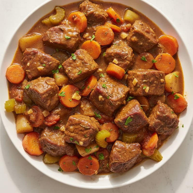 Dutch Oven Beef Stew with Root Vegetables