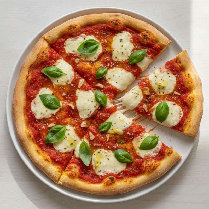 Classic Margherita Pizza with Fresh Basil
