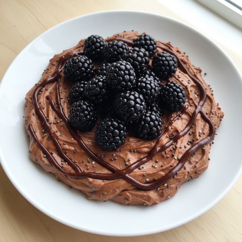 Silky Chocolate Protein Greek Yogurt Bowl