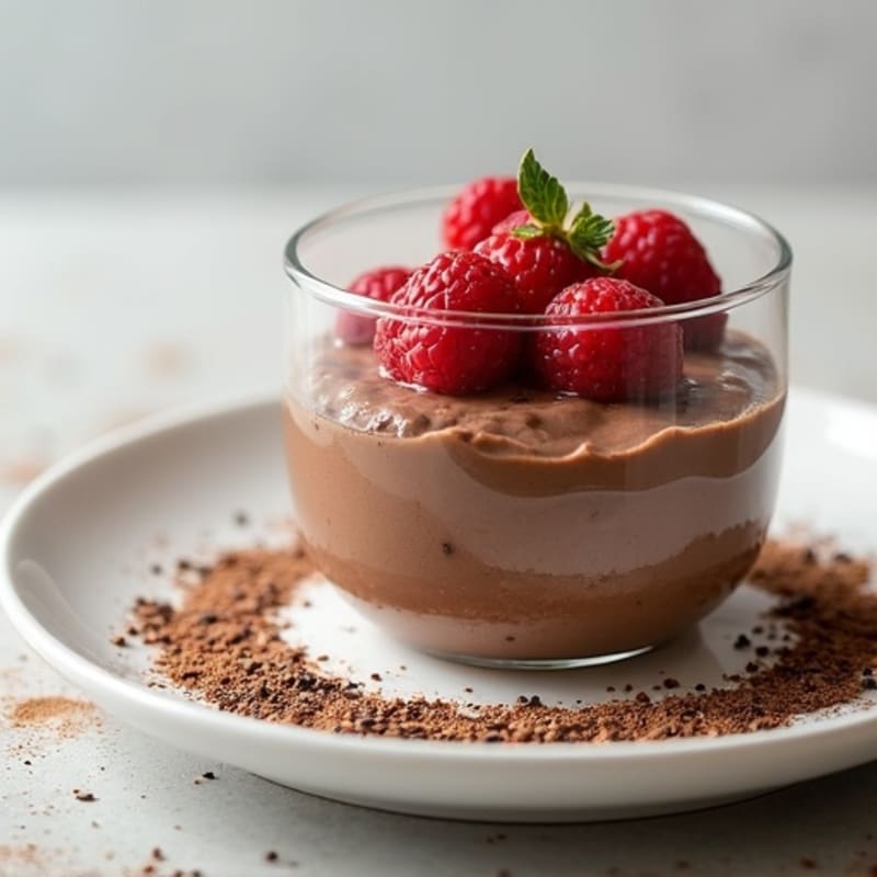 Silky Chocolate Protein Pudding with Greek Yogurt