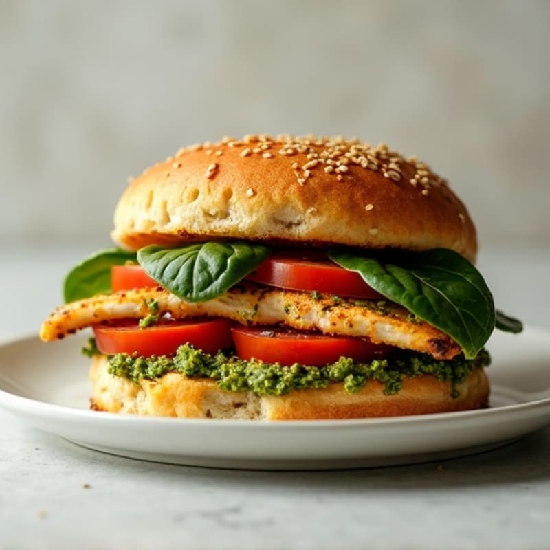 Grilled Pesto Chicken Sandwich