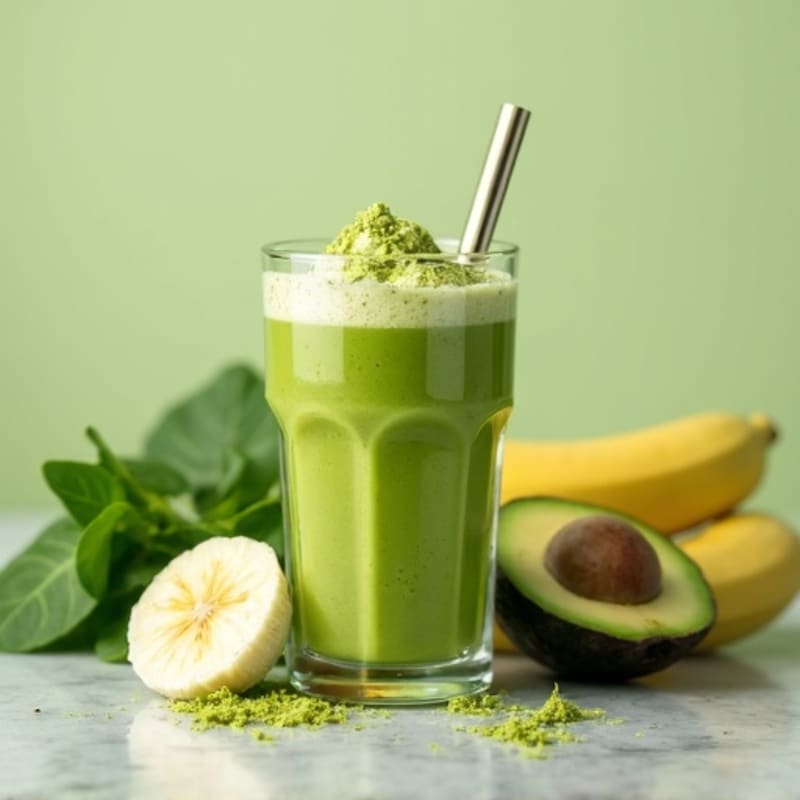 Creamy Matcha Green Smoothie