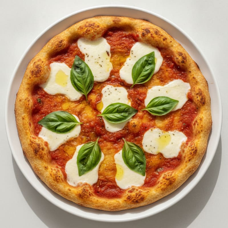Classic Margherita Pizza with Fresh Basil