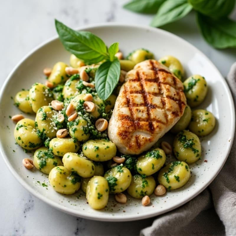 Fresh Herb Pesto Gnocchi