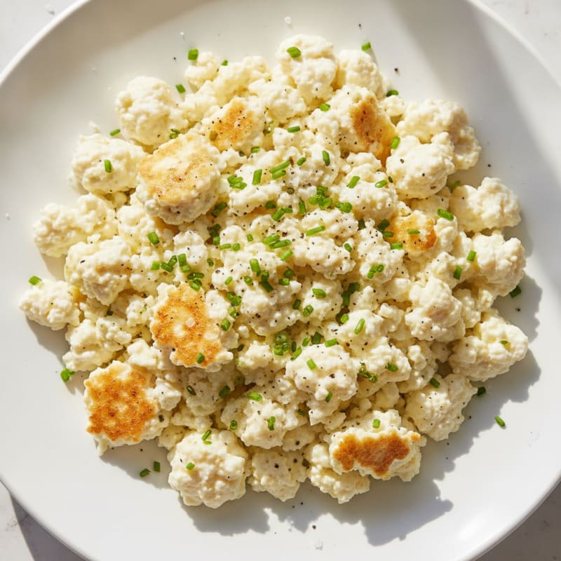 High-Protein Cottage Cheese Scramble