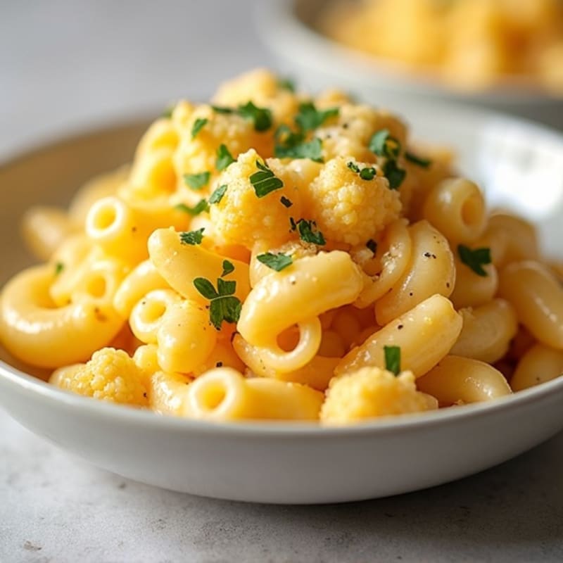 Protein-Packed Cauliflower Mac with Sharp Cheddar