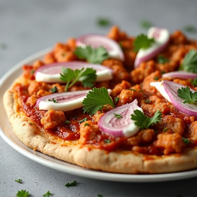 High-Protein BBQ Chicken Pizza