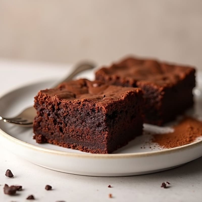 Flourless Dark Chocolate Sweet Potato Brownies