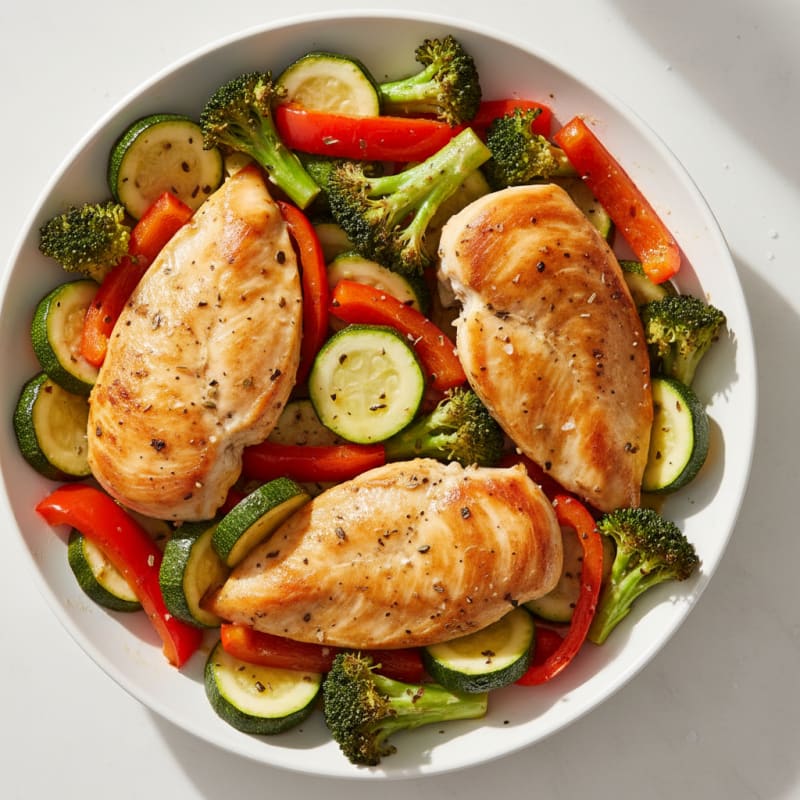 Sheet Pan Lemon Herb Chicken and Veggies