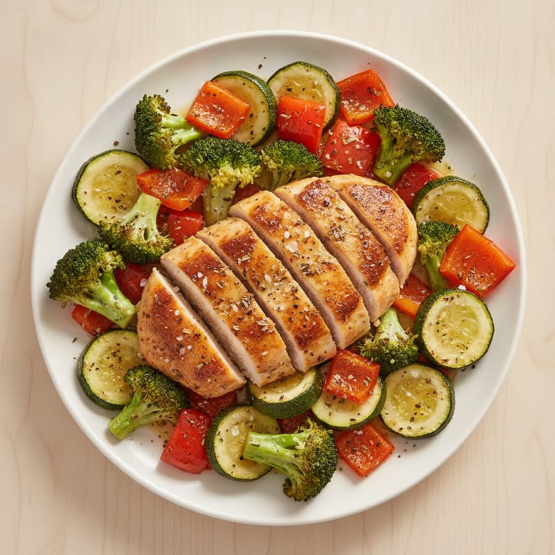 Sheet Pan Lemon Herb Chicken and Veggies