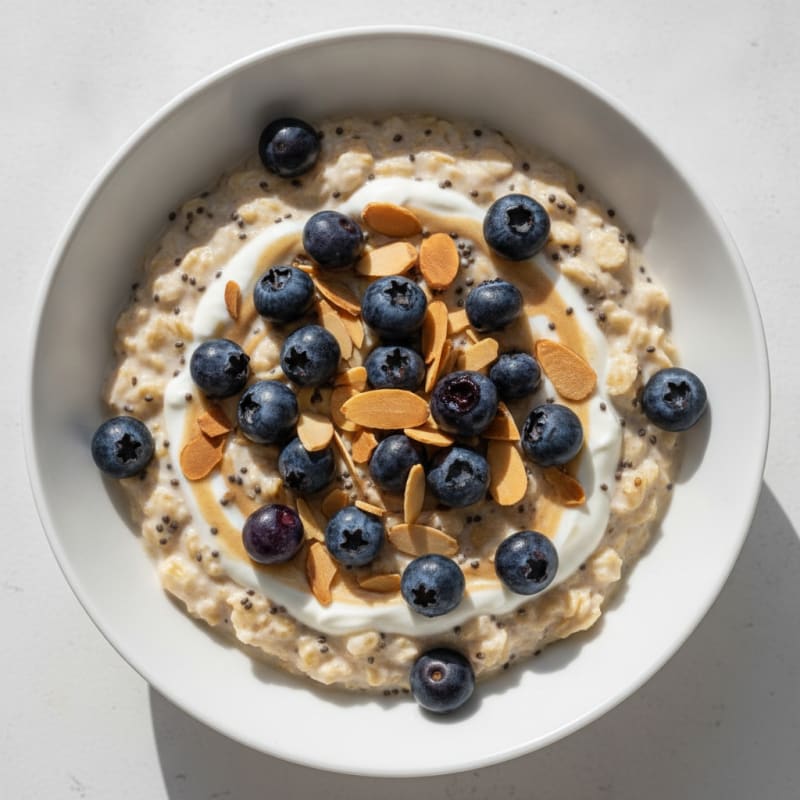 Berry-Almond Overnight Oats
