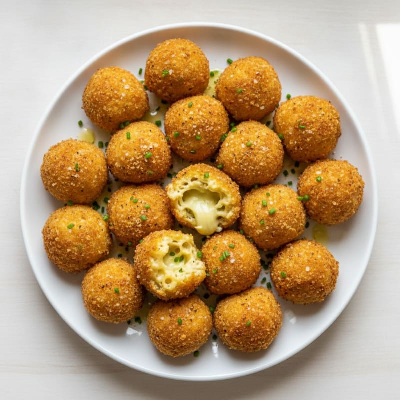 Deep-Fried Style Mac & Cheese Balls