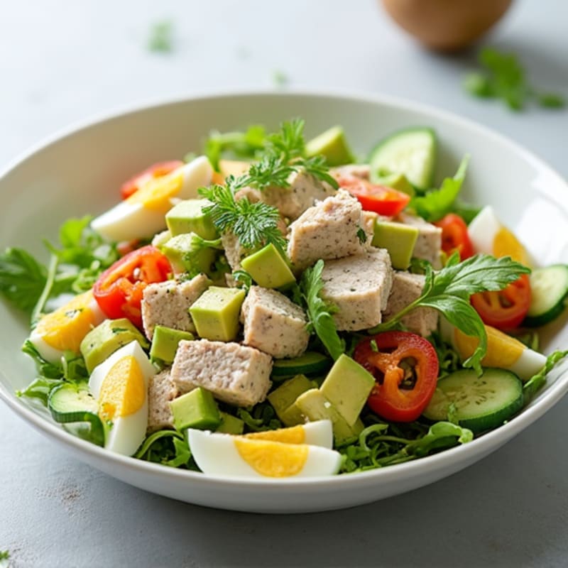 Lemon-Dill Tuna Salad with Crunchy Vegetables