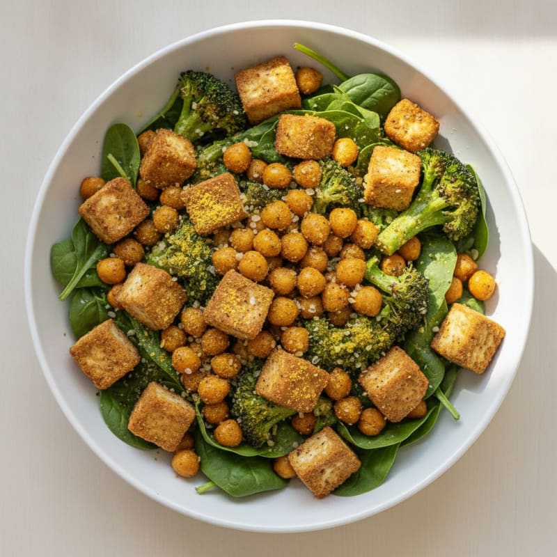 Roasted Vegetable and Chickpea Power Bowl
