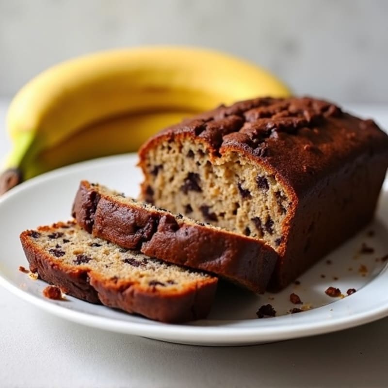 Protein-Packed Banana Dark Chocolate Loaf