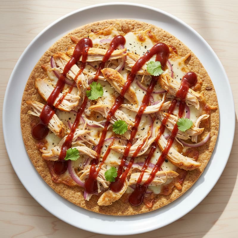 Crispy BBQ Chicken and Caramelized Onion Pizza