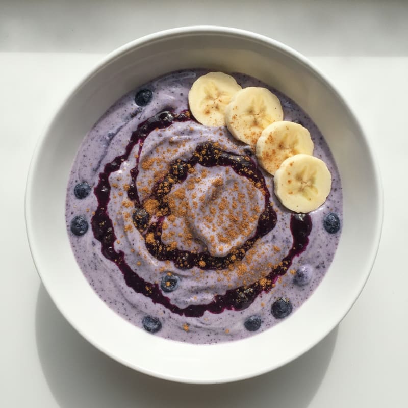 Blueberry Banana Protein Smoothie