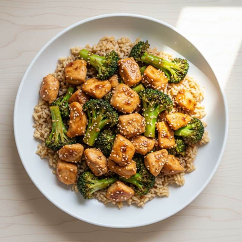 Teriyaki Chicken and Broccoli Stir-Fry