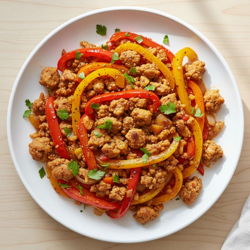 Zesty Turkey and Bell Pepper Skillet