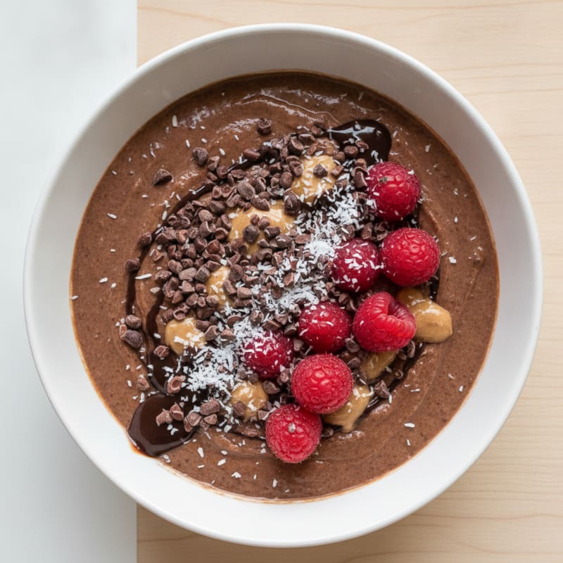 Protein Chocolate Chia Pudding