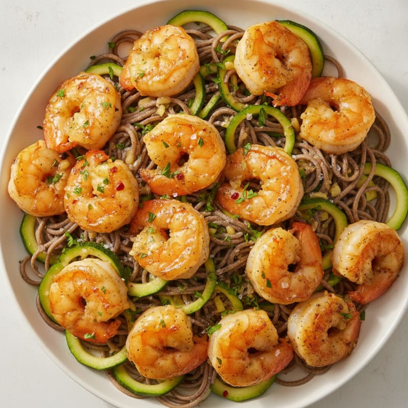 Lemon-Garlic Pan-Seared Shrimp