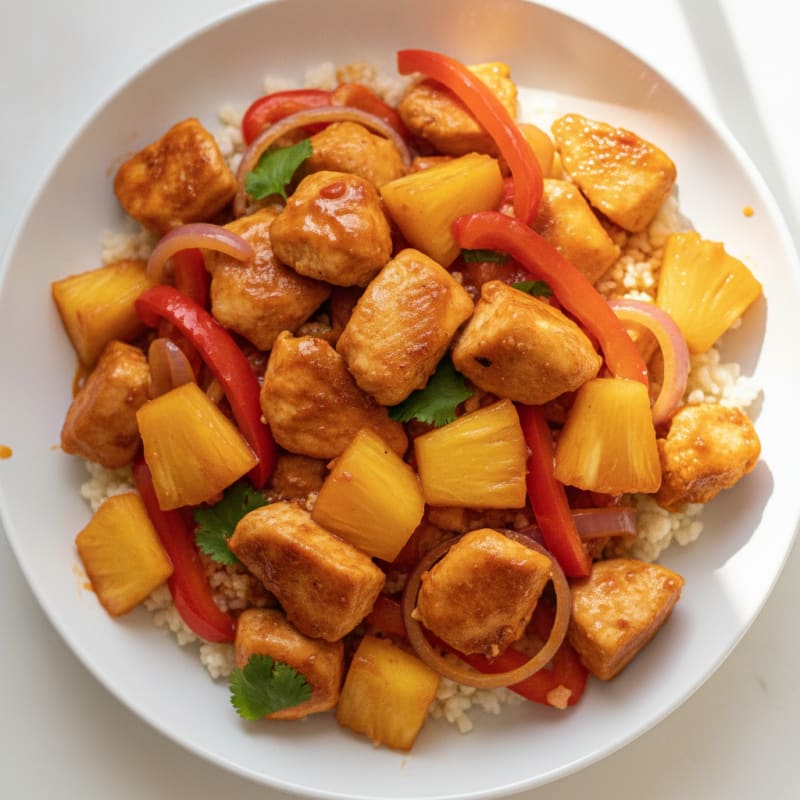 Sweet and Sour Chicken with Pineapple