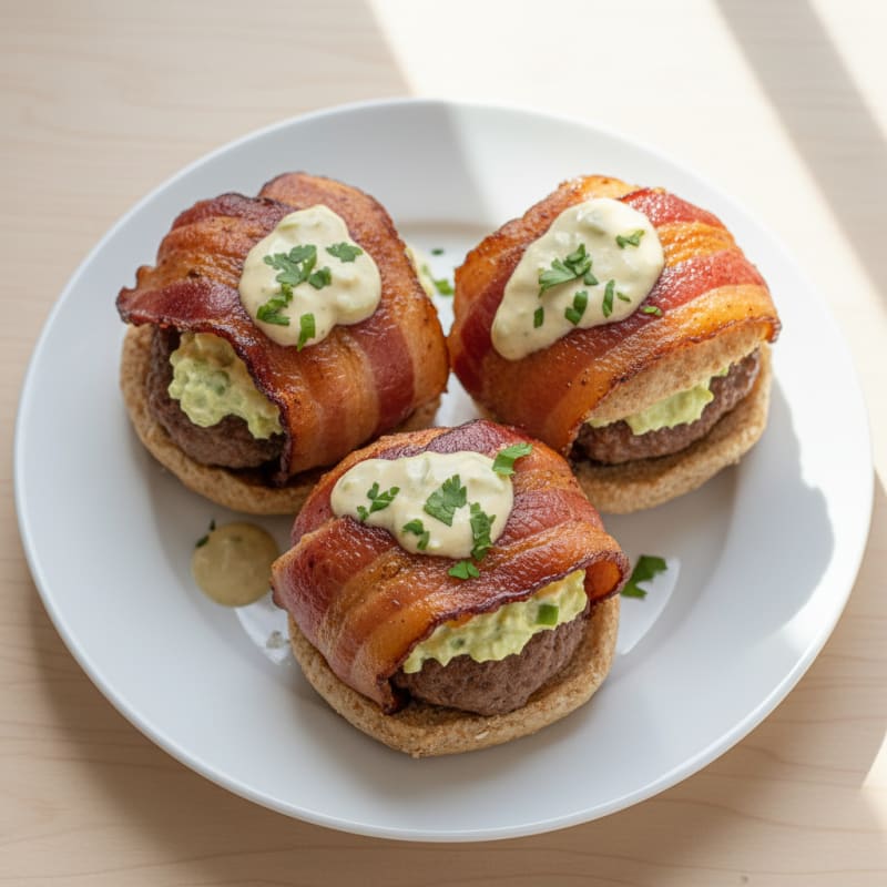 Crispy Bacon-Wrapped Jalapeño Sliders